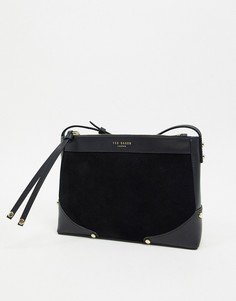 Сумка через плечо с уголками Ted Baker-Черный