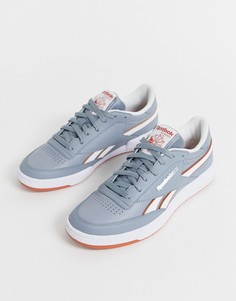 Серые кроссовки Reebok revenge plus MU-Серый