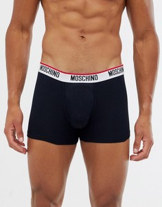 Черные эластичные боксеры Moschino-Черный