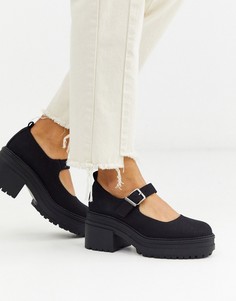 Черные туфли Мэри Джейн ASOS DESIGN-Черный