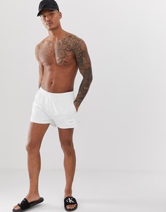 Белые шорты для плавания с нашивкой-логотипом Calvin Klein-Белый