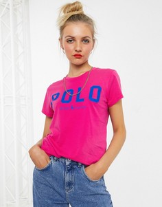 Футболка с логотипом Polo Ralph Lauren-Розовый