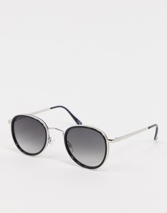 Черные солнцезащитные очки ASOS DESIGN-Черный