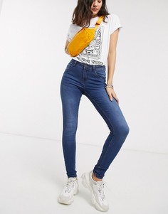 Моделирующие джинсы с завышенной талией Noisy May-Синий