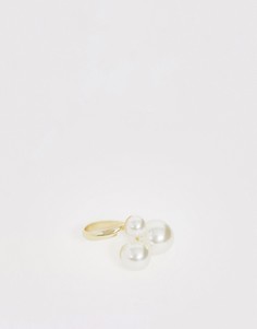 Кольцо с искусственным жемчугом ALDO Celorfiwen-Золотой
