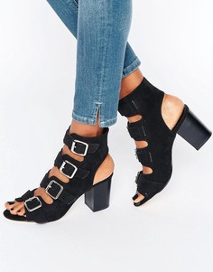 Сандалии с пряжками ASOS TAIS-Черный