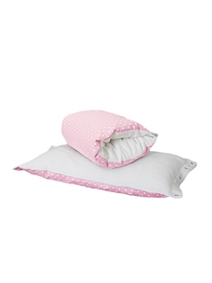 Подушка-трансформер TI AMO МАМА на руку Magic Pillow розовый горох+молочный