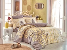 Постельное белье HOBBY HOME COLLECTION Abiel Цвет: Кофейный (2 спальное евро)
