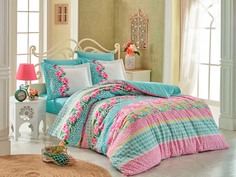 Постельное белье HOBBY HOME COLLECTION Alban Цвет: Бирюзовый (2 спальное евро)