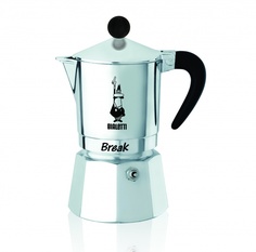 Гейзерная кофеварка Bialetti Break Black 3 порции