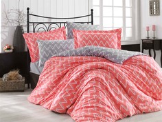 Постельное белье HOBBY HOME COLLECTION Kieron Цвет: Коралловый (1,5 спальное)