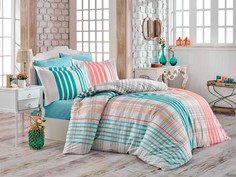 Постельное белье HOBBY HOME COLLECTION Deandre Цвет: Бирюзовый (1,5 спальное)