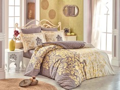 Постельное белье HOBBY HOME COLLECTION Abiel Цвет: Кофейный (1,5 спальное)