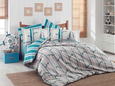 Постельное белье HOBBY HOME COLLECTION Norberta Цвет: Бирюзовый (1,5 спальное)