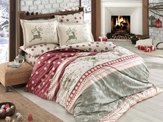 Постельное белье HOBBY HOME COLLECTION Alerick Цвет: Бордовый (1,5 спальное)