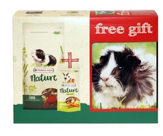 Корм для морских свинок Versele-Laga Nature Cavia + лакомство + контейнер в подарок