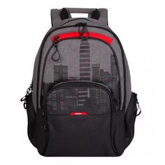 Рюкзак мужской Grizzly RU-030-4 черный - красный