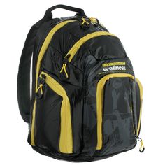 Рюкзак мужской Grizzly RU-417-1 черный/желтый