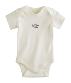 Боди с коротким рукавом Наша Мама BIO р.62