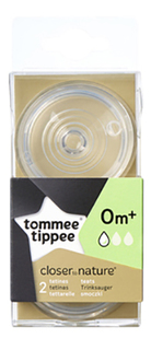 Соска tommee tippee Close To Nature медленный поток 2 шт.