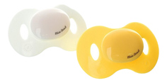 Пустышка силиконовая Yellow/White с 3 месяцев 2 шт. Elodie Details 103081