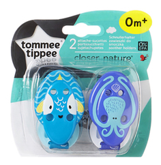 Набор держателей для пустышки tommee tippee Closer To Nature "Морские обитатели"