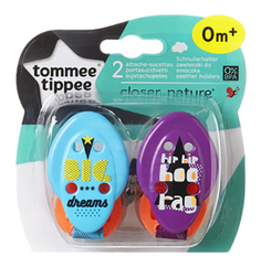 Набор держателей для пустышки tommee tippee Closer To Nature "Большие мечты"