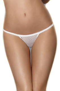 Нежные полупрозрачные Трусики-стринги ажурные (S-M) Obsessive