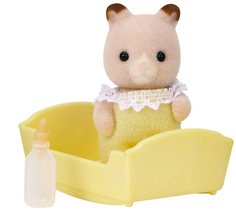 Игровой набор sylvanian families «малыш хомячок»