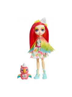 Игровой набор Enchantimals Кафе в джунглях с куклой Пикки Какаду GNC57