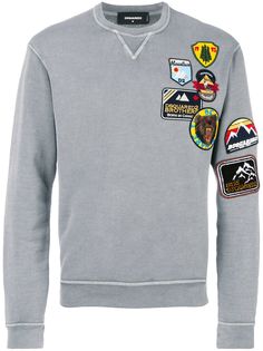 Dsquared2 толстовка с нашивками