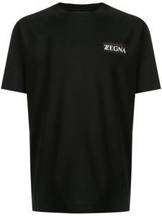 Z Zegna футболка с круглым вырезом и логотипом