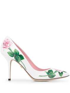 Dolce & Gabbana туфли с цветочным принтом