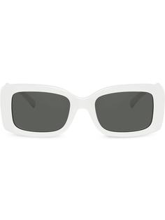 Versace Eyewear солнцезащитные очки в прямоугольной оправе
