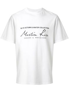 Martine Rose футболка с графичным принтом