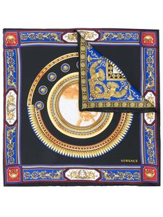 Versace платок с принтом