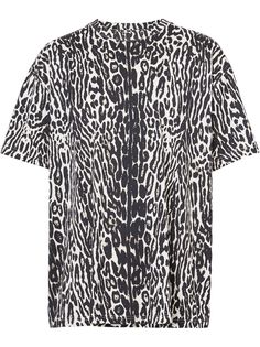 Burberry футболка с леопардовым принтом
