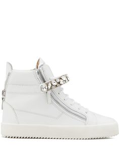 Giuseppe Zanotti кроссовки Denny с кристаллами