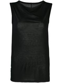 Rick Owens топ свободного кроя без рукавов