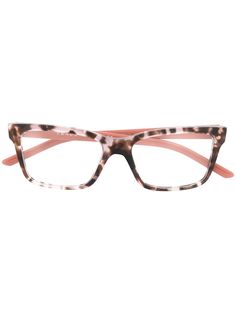 Prada Eyewear очки в геометричной оправе