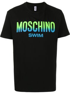 Moschino футболка с логотипом Swim