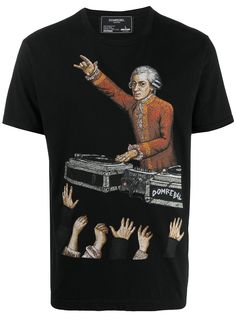 DOMREBEL футболка с принтом DJ