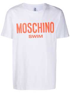 Moschino футболка с логотипом