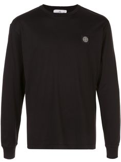Stone Island футболка 22713 с нашивкой-логотипом