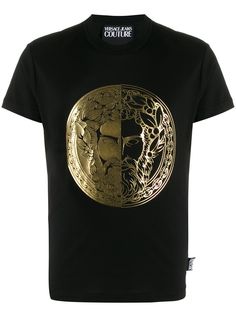 Versace Jeans Couture футболка с круглым вырезом и логотипом