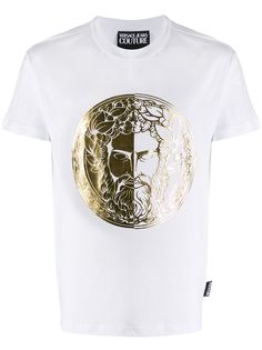 Versace Jeans Couture футболка с круглым вырезом и логотипом