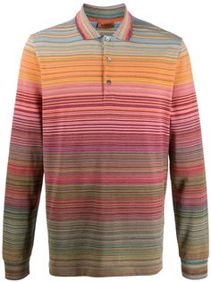 Missoni полосатая рубашка-поло