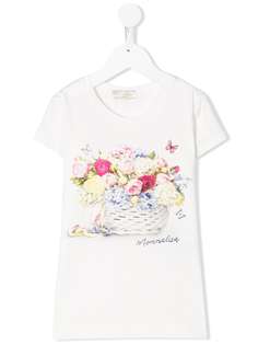 Monnalisa футболка с принтом