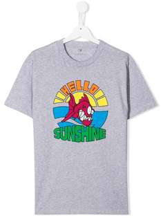 Stella McCartney Kids футболка с принтом Hello Sunshine
