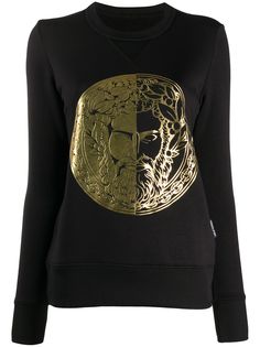 Versace Jeans Couture толстовка с тисненым логотипом